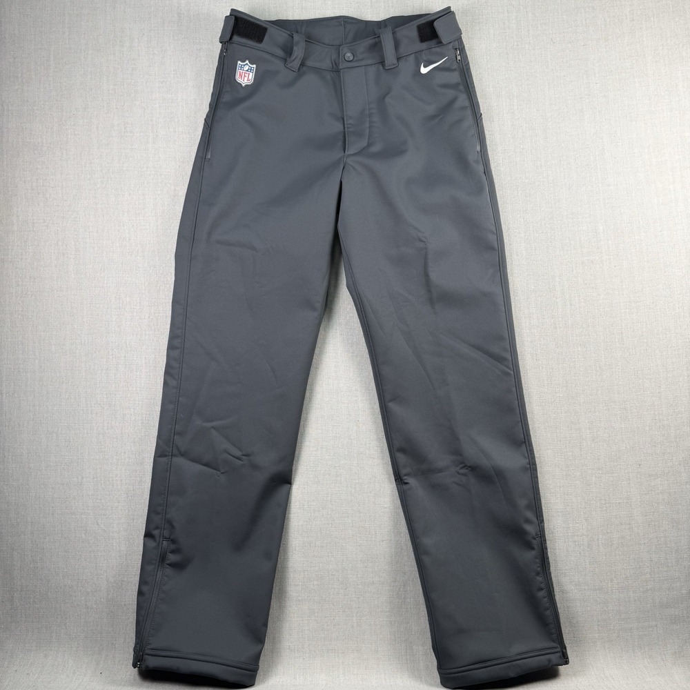Nike Shield NFL Pants Men's Size XS Dark Gray Softshell Fleece Lined